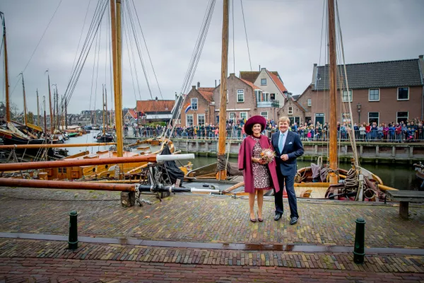 Maxima de Holanda visitó Eemland en octubre de 2017.