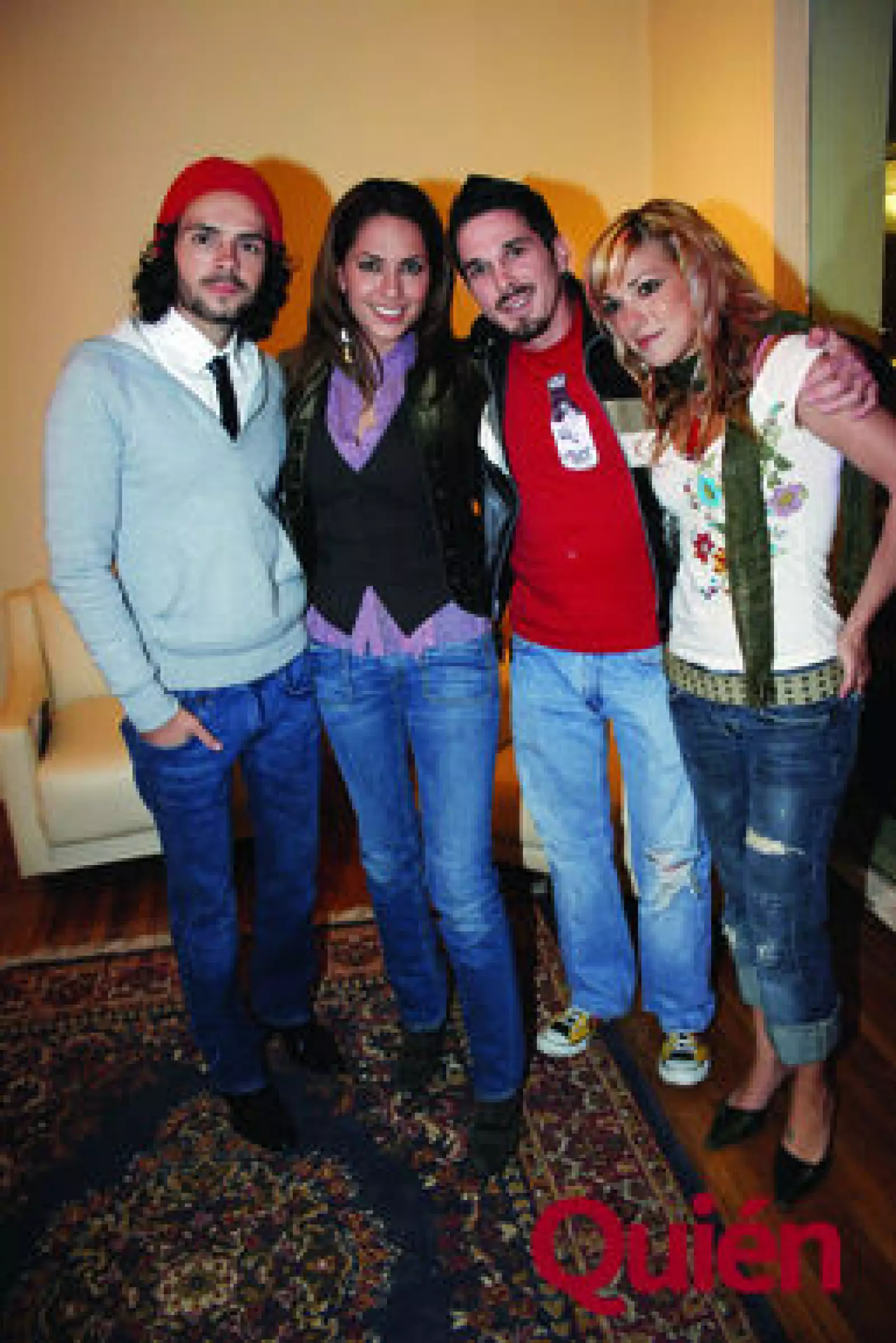 José María Torre, Bárbara Mori, José López, Mónica Ruíz