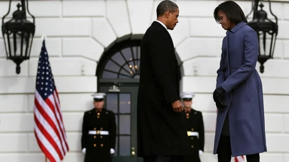 pareja obama minuto de silencio