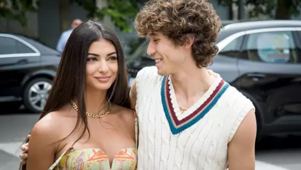 Guests at the Etro fashion show in Milan