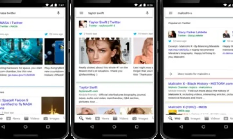 La actualización ya se encuentra disponible en la versión en inglés de Google.com (Foto: Twitter/Google )