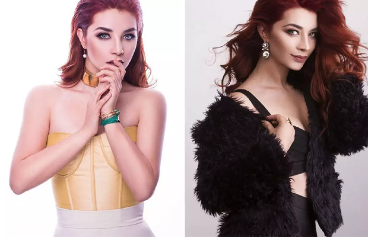 La actriz se muestra ahora más atrevida en las imágenes que comparte en sus redes sociales, después de realizarse un cambio de look con el que ahora luce el pelo rojo.