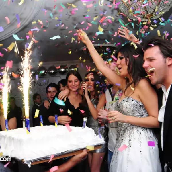 Nicole Ruiz festejando su cumpleaños