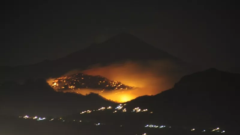 Incendios forestales en Morelos 