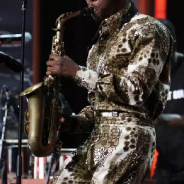 El músico nigeriano Seun Kuti durante su presentación.