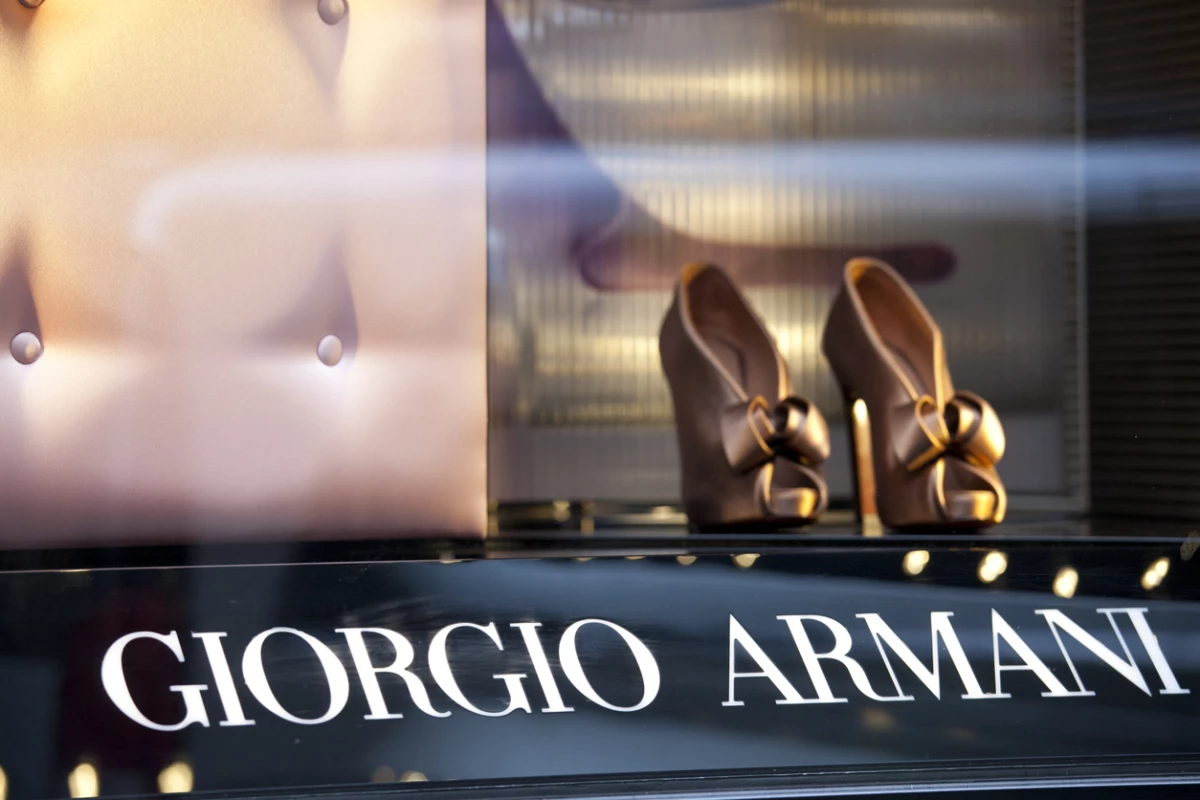 Giorgio Armani display window