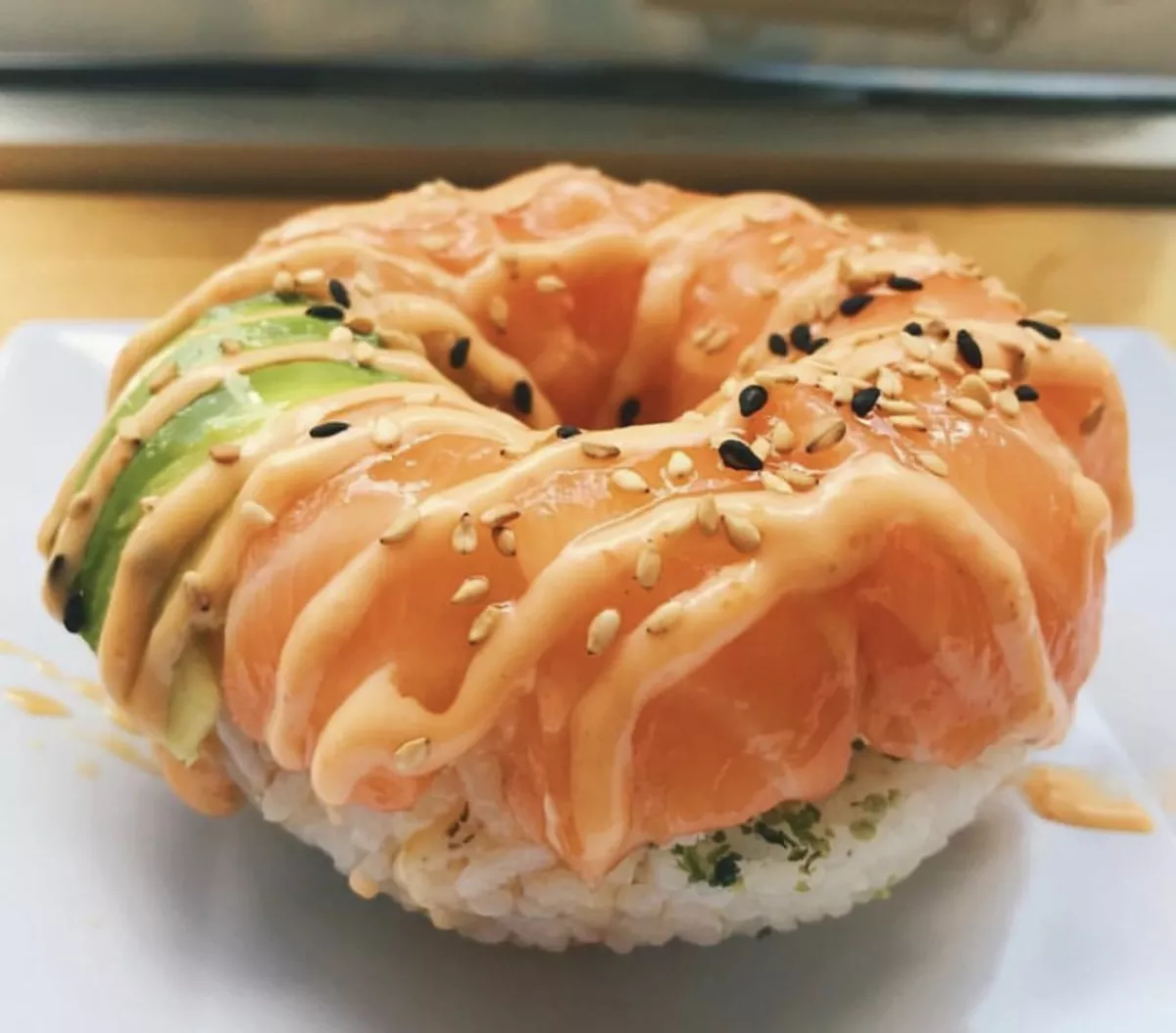 Mini roscas de sushi