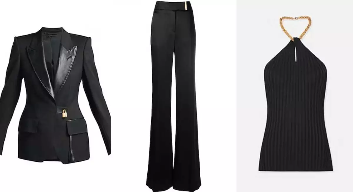 Las piezas del look de Shiv para la boda de Connor.