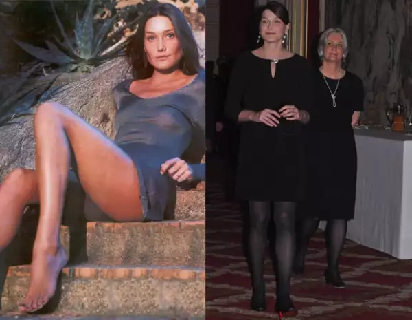 Carla Bruni antes y después.