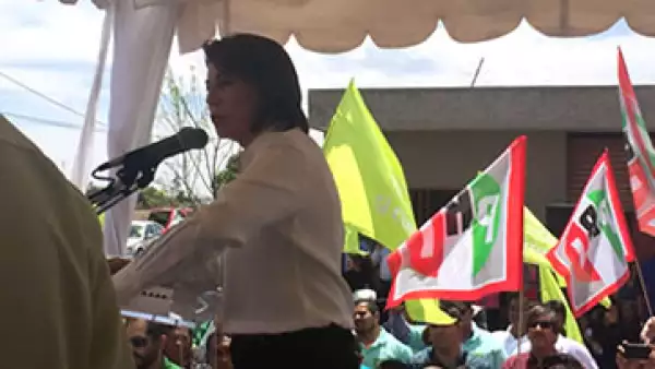 Lorena Martínez, candidata del PRI, fue alcaldesa de la capital de Aguascalientes. (Foto: CNNExpansión/Jennifer González)