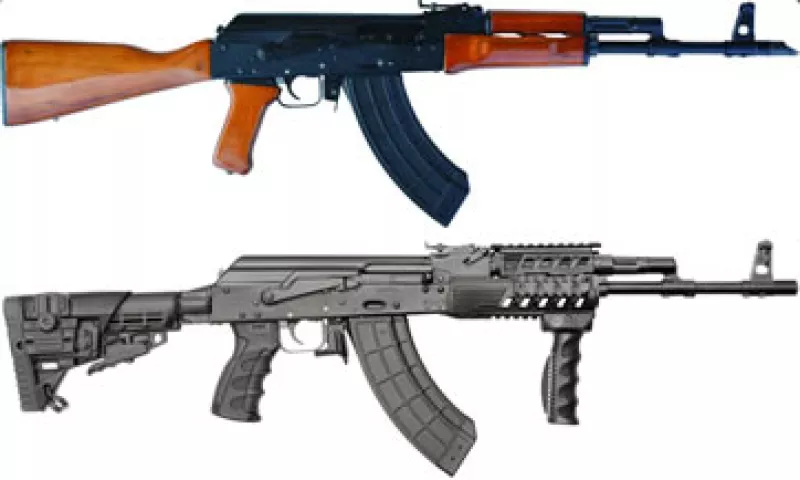 Las armas que fabrica Kalashnikov USA, que tendrá una fabrica en Pompano Beach, Florida. (Foto: Twitter/@KalashnikovUSA )