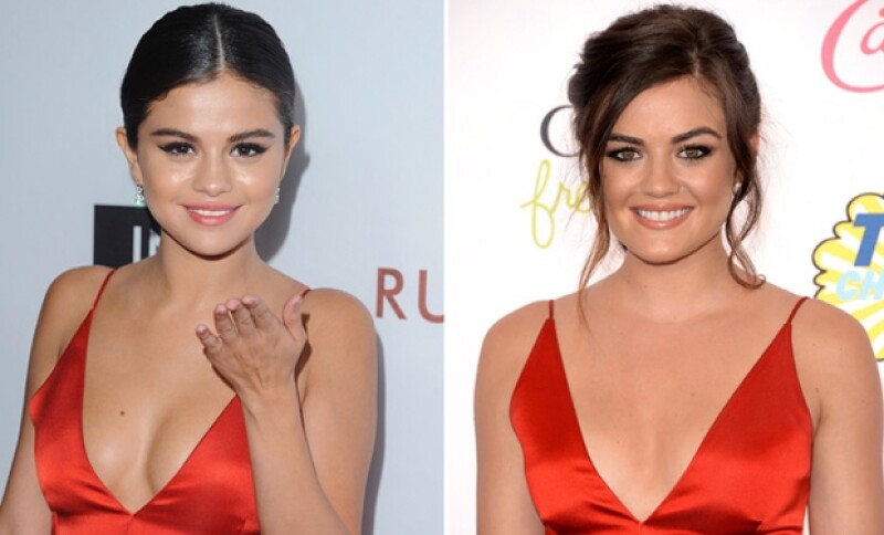 No cabe duda que las curvas de Selena Gomez estaban un poco más ajustadas al vestido que la forma en que lo portó Lucy Hale.