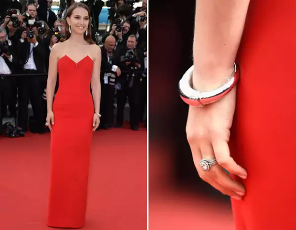 Natalie Portman en Christian Dior Couture.