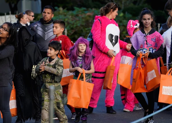 Niños en Halloween
