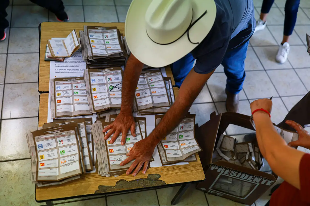 Conteo de votos en las elecciones