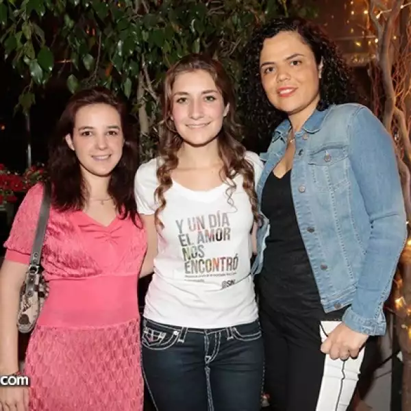 Mariana Villalvazo, Mariana Ruenes y Mariana Gómez del Campo