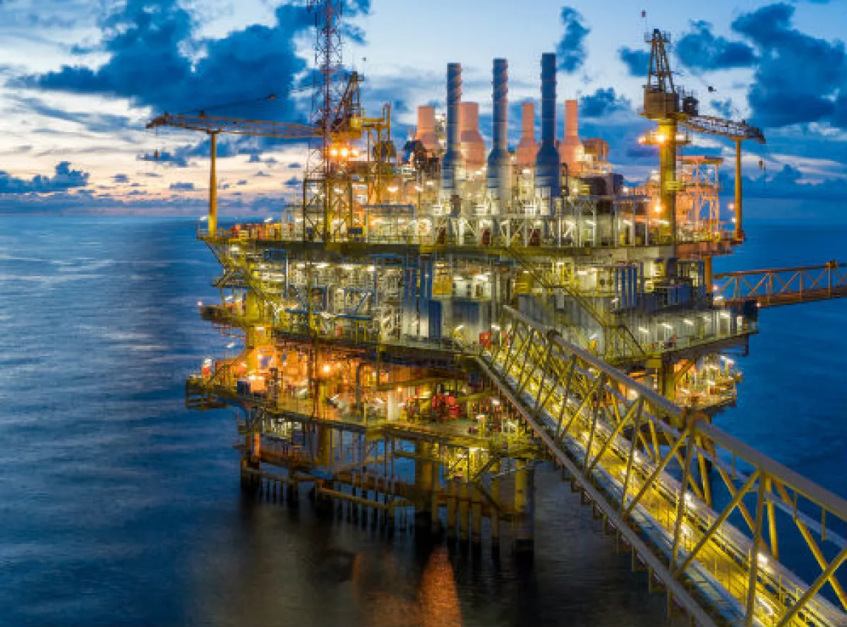 plataforma petrolera marina