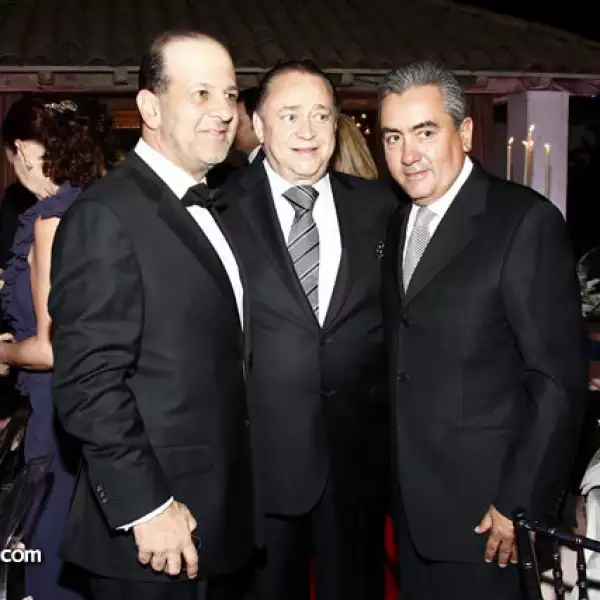 Héctor Slim, Alfredo Carrillo y Jorge Rojo