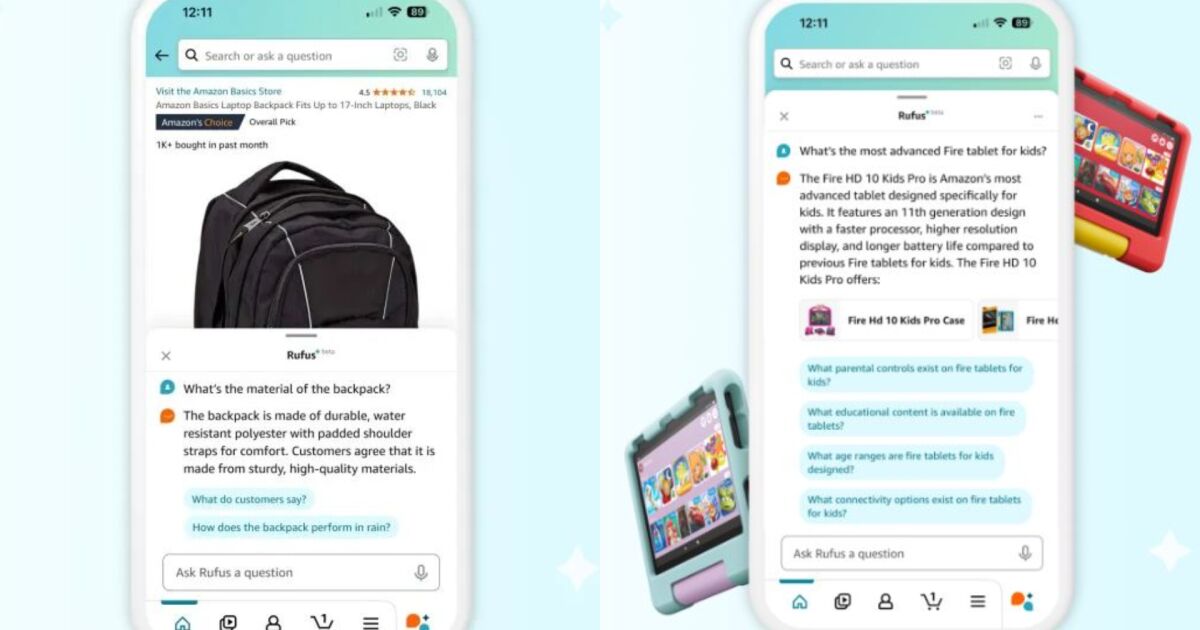 Amazon, mağaza müşterileri için 'milyonlarca soruyu' yanıtlayacak bir sohbet robotu olan Rufus'u piyasaya sürdü