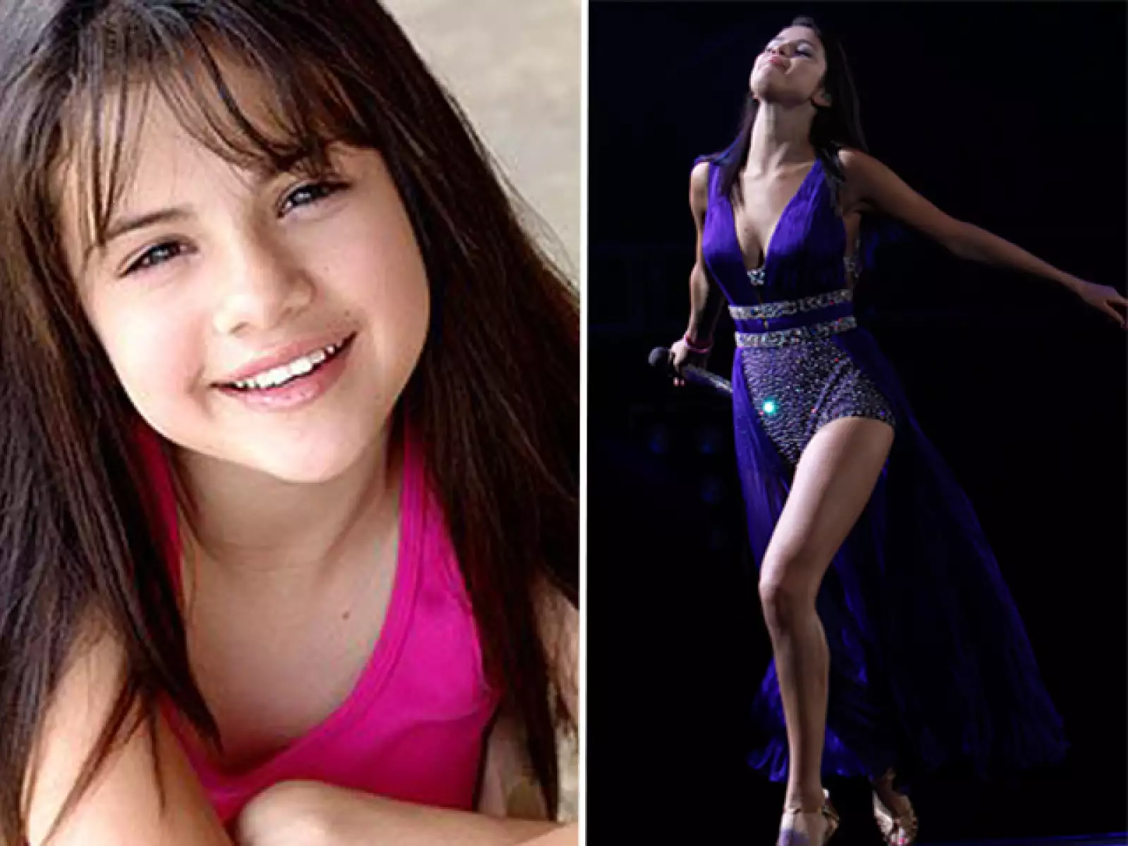 Selena Gomez. Su carrera actoral inició a temprana edad, interpretando a Gianna en la serie de televisión Barney & Friends.