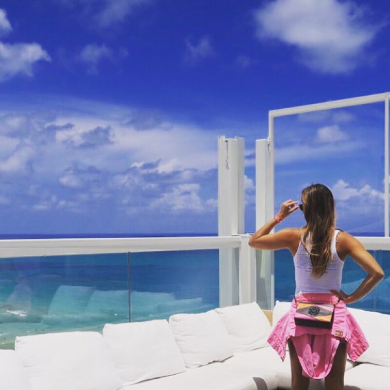 La esposa de Aaron Díaz celebró en Miami