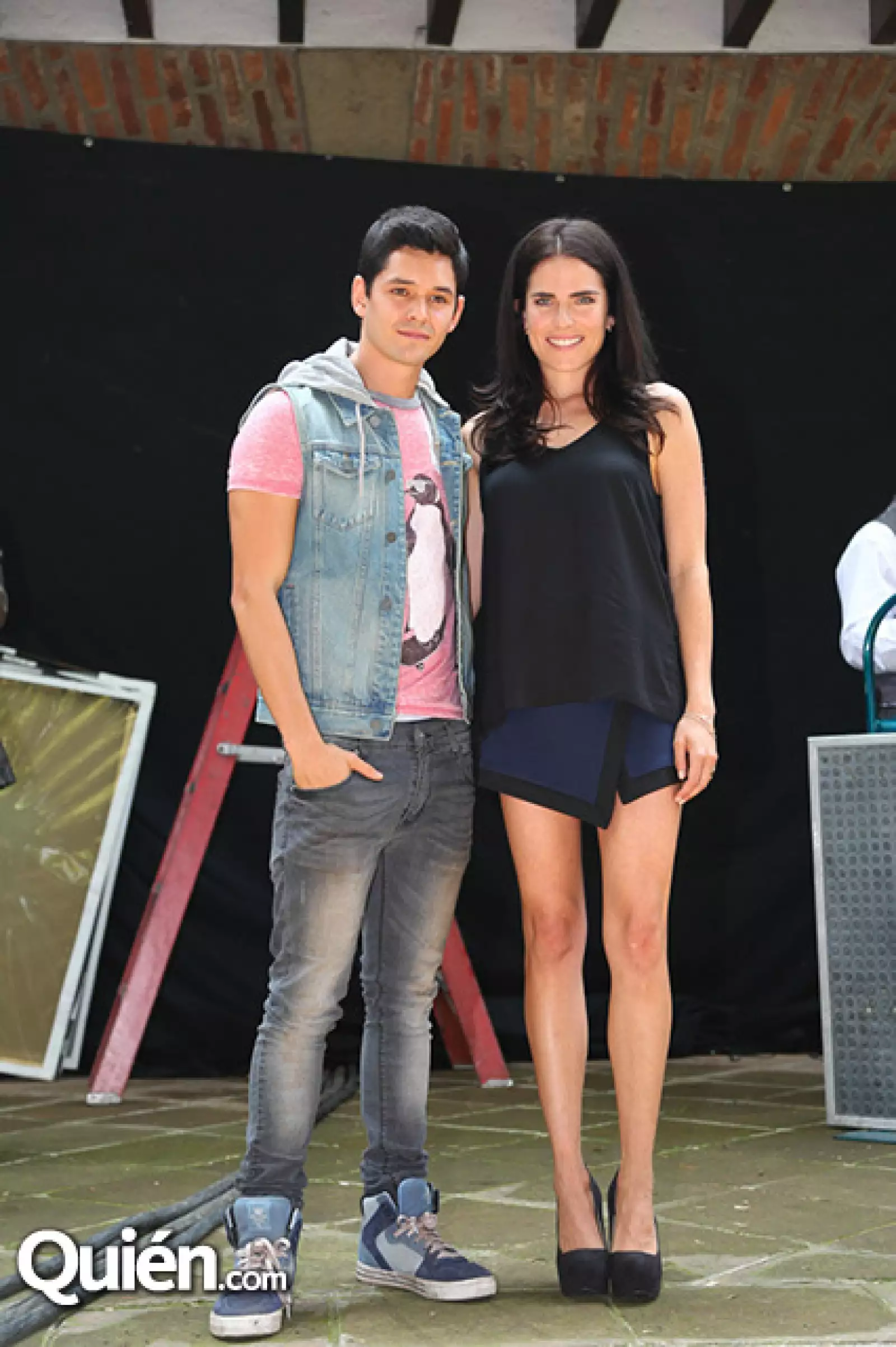 Ricardo Abarca y Karla Souza