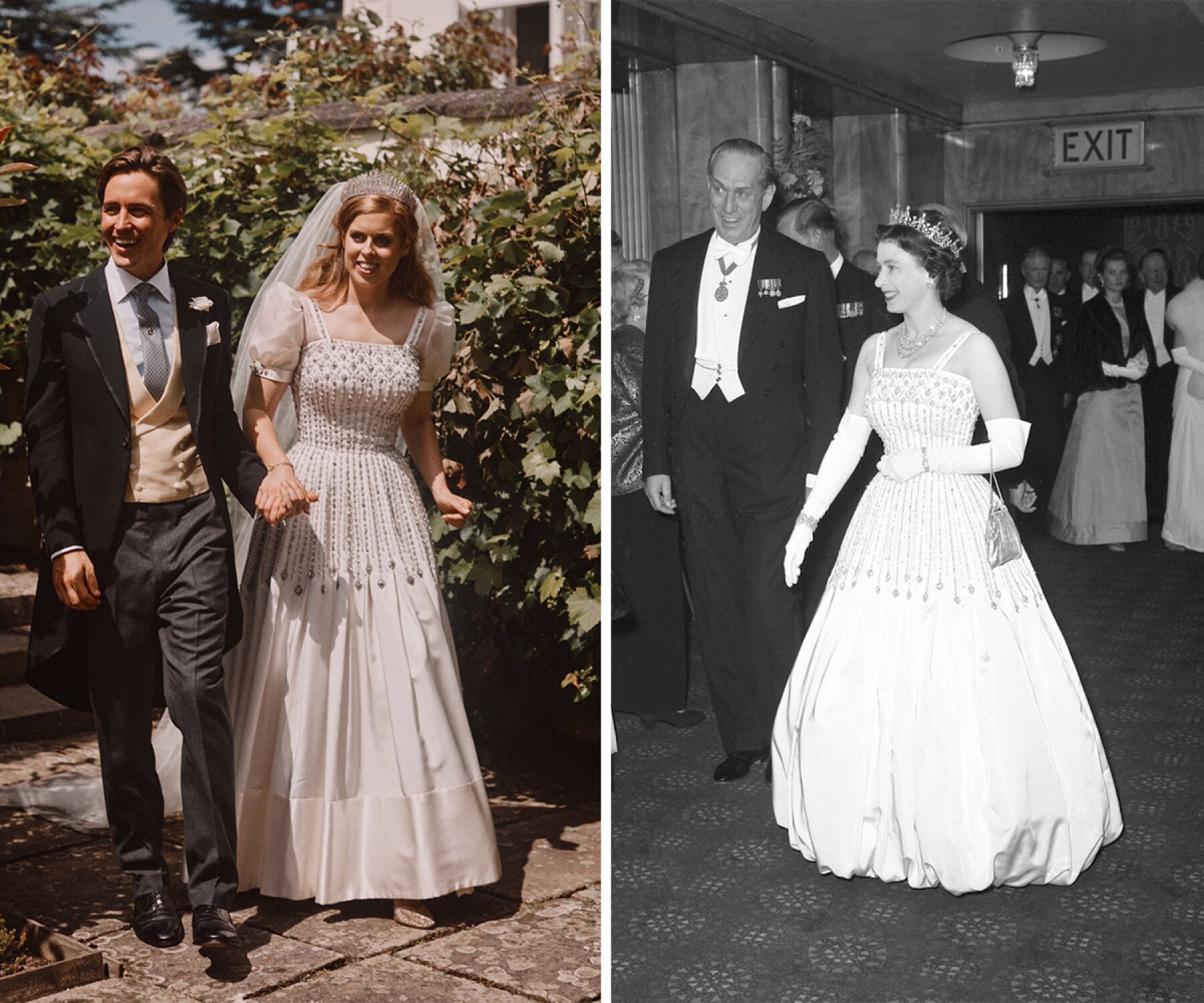 La Historia Del Vestido Que La Princesa Beatriz Uso En Su Boda Y Que Pertenecio A La Reina Isabel