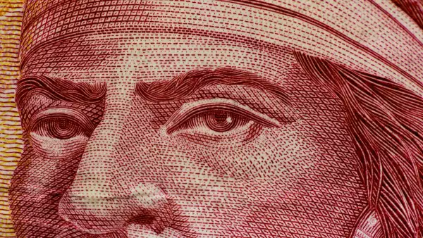 (Detalle de billete mexicano)