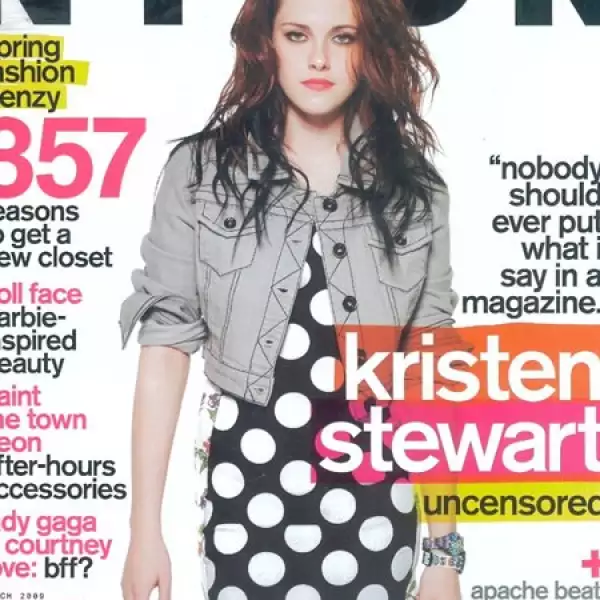 ...así como para Nylon, donde comentó: `nada de lo que digo debería publicarse en una revista´.