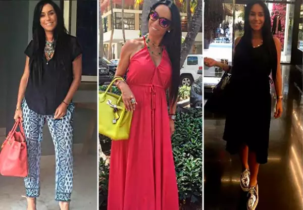 A pesar de tener casi siete meses de embarazo, apenas se distingue su pancita, motivo por el que no se ha alejado de su estilo pre embarazo.