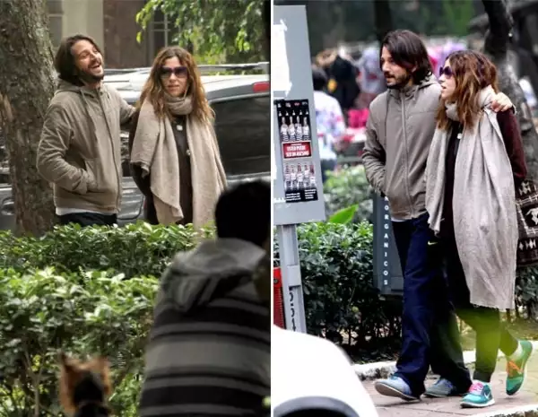 Diego y Paulina se dejaron ver caminando por la Condesa.