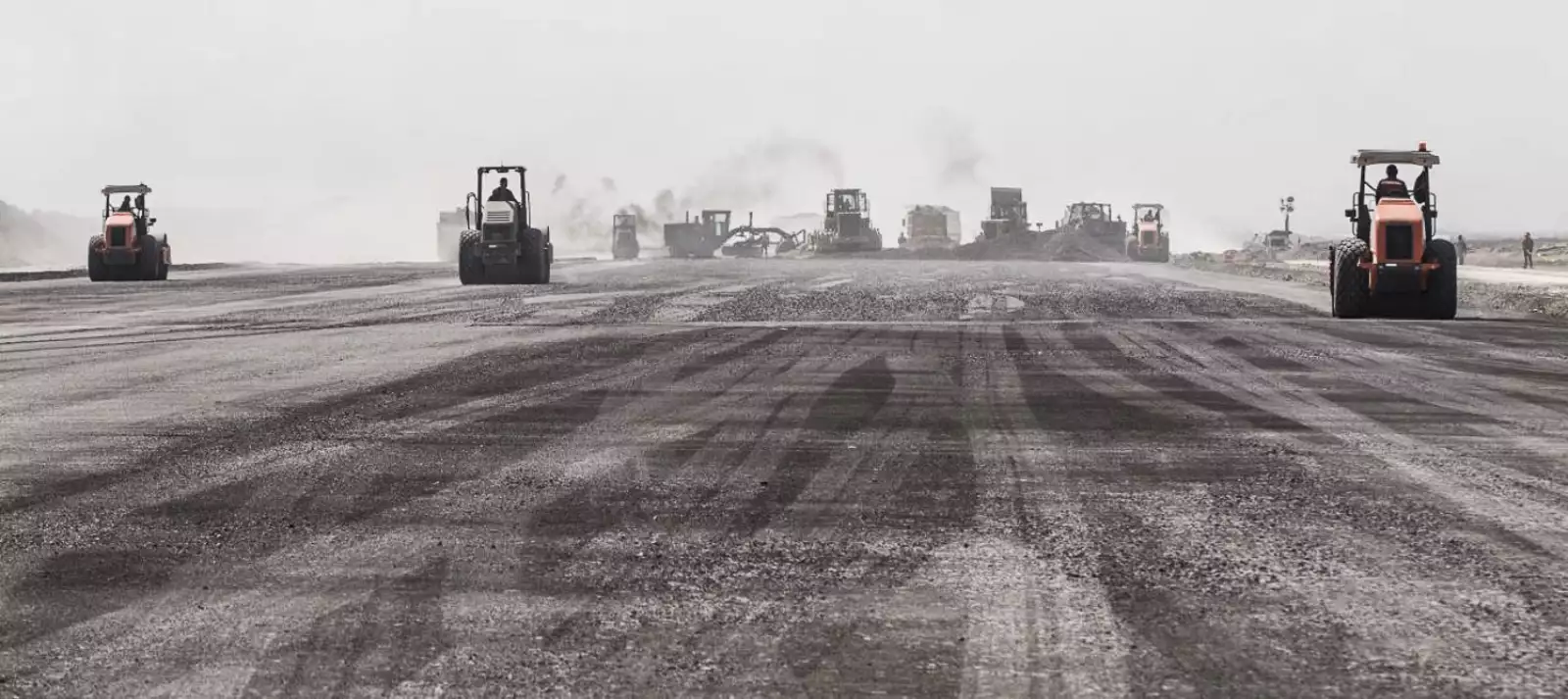 A 104 días de construcción del Aeropuerto Internacional General Felipe Ángeles se lleva un avance casi del 4 por ciento