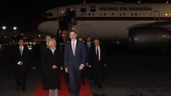 Felipe VI ya llegó a a México