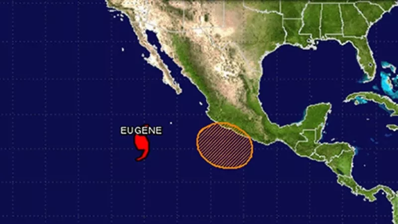 El huracán Eugene se aleja de México