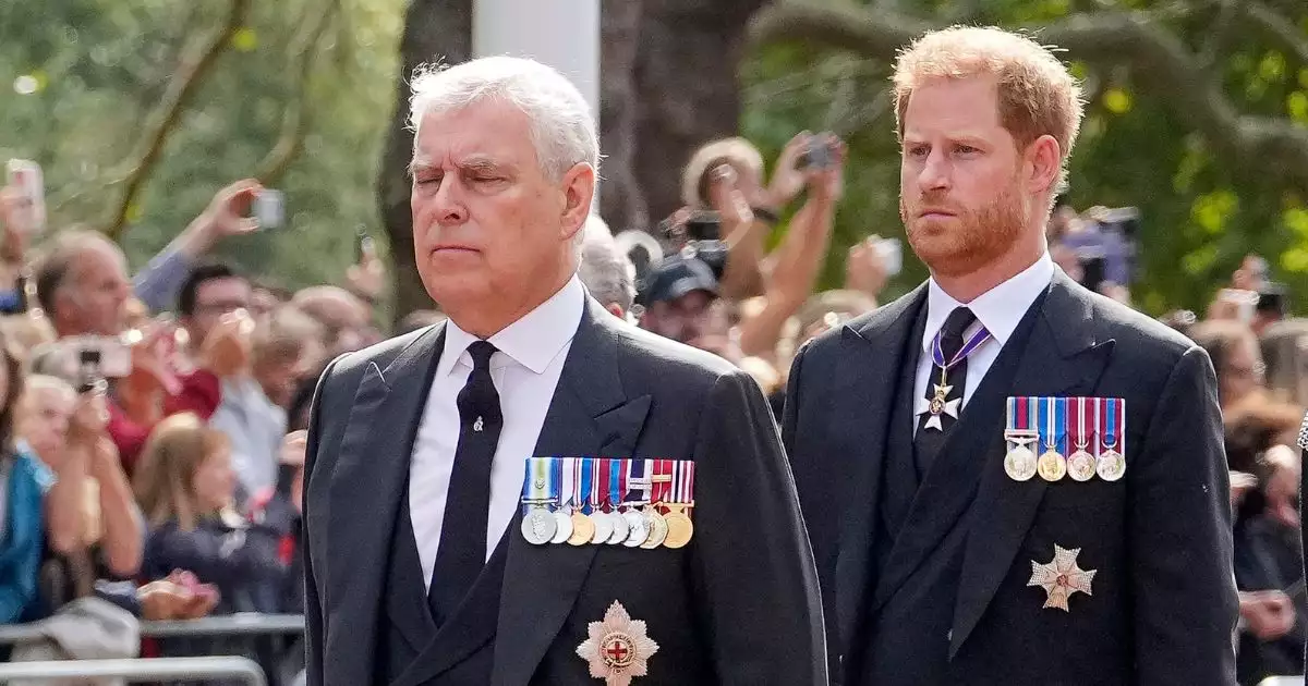 Harry y príncipe Andrés