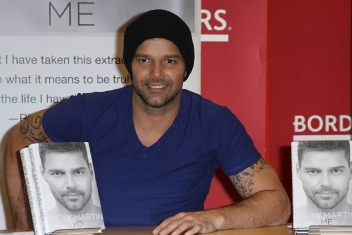 Ricky Martin aseguró sentirse liberado al aceptar sus preferencias sexuales.