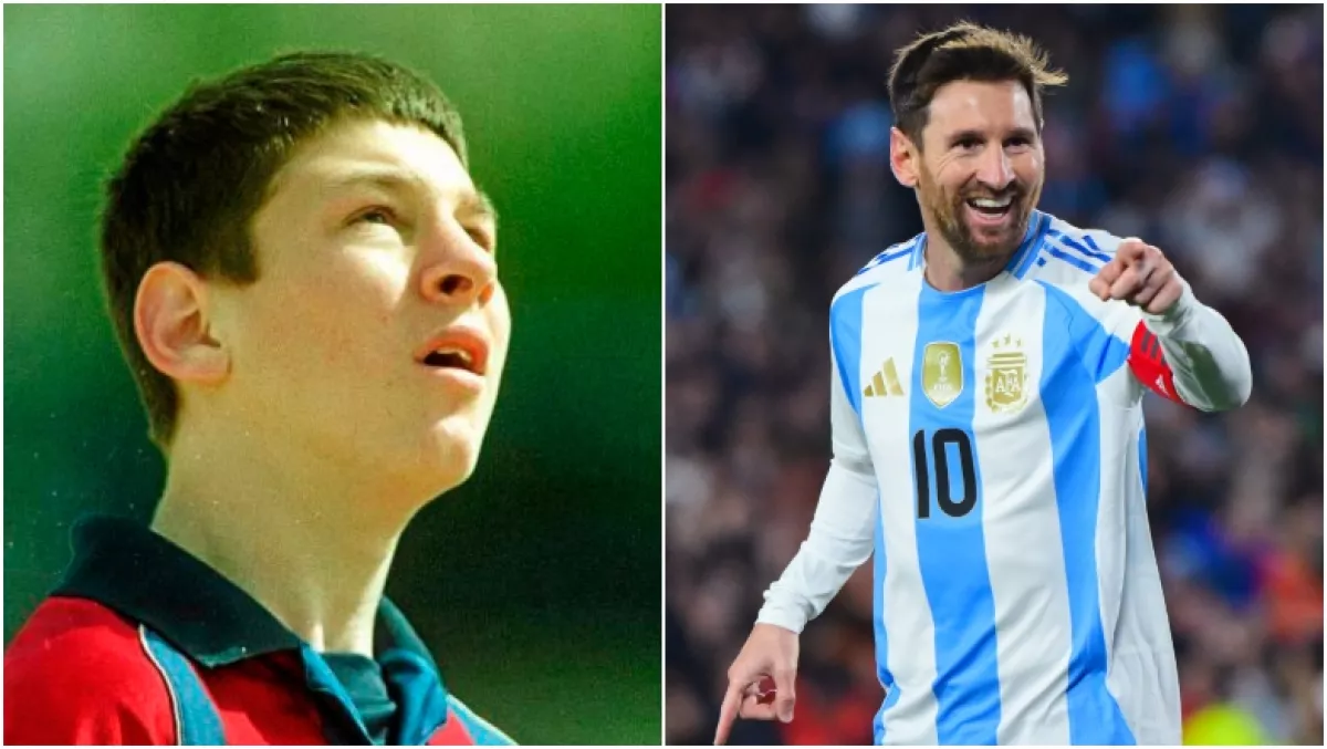 Lionel Messi de niño