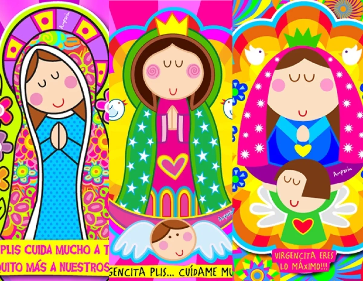 Recientemente Amparo Serrano expuso su colección de vírgenes de Distroller en la Basílica de Guadalupe.