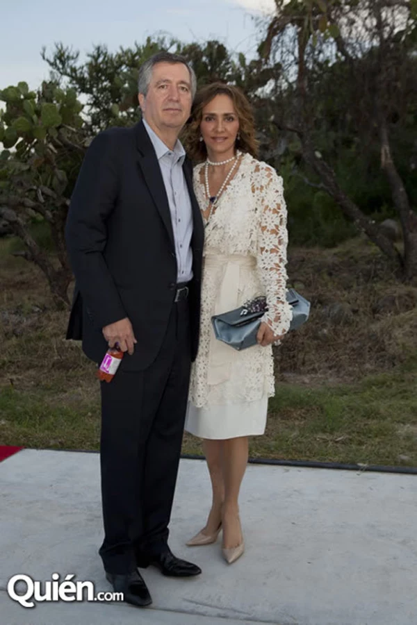 Juntos en el concierto de Plácido Domingo.