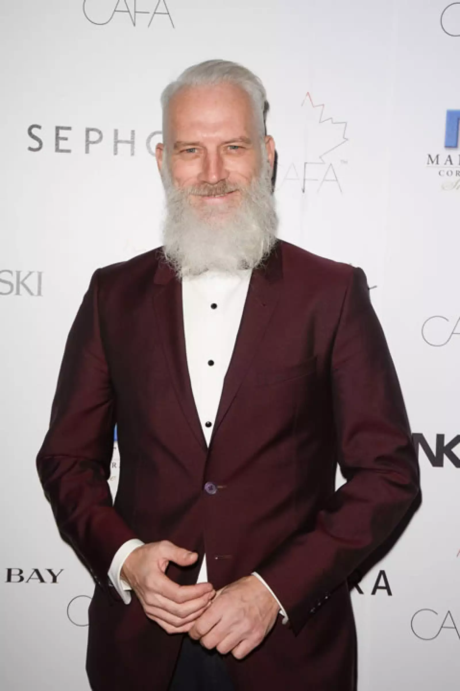 Paul Mason, 50, es la imagen de la campaña Mr. Claus de El Palacio de Hierro.