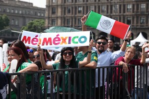 Zocafut México vs. Corea en el Zócalo 1