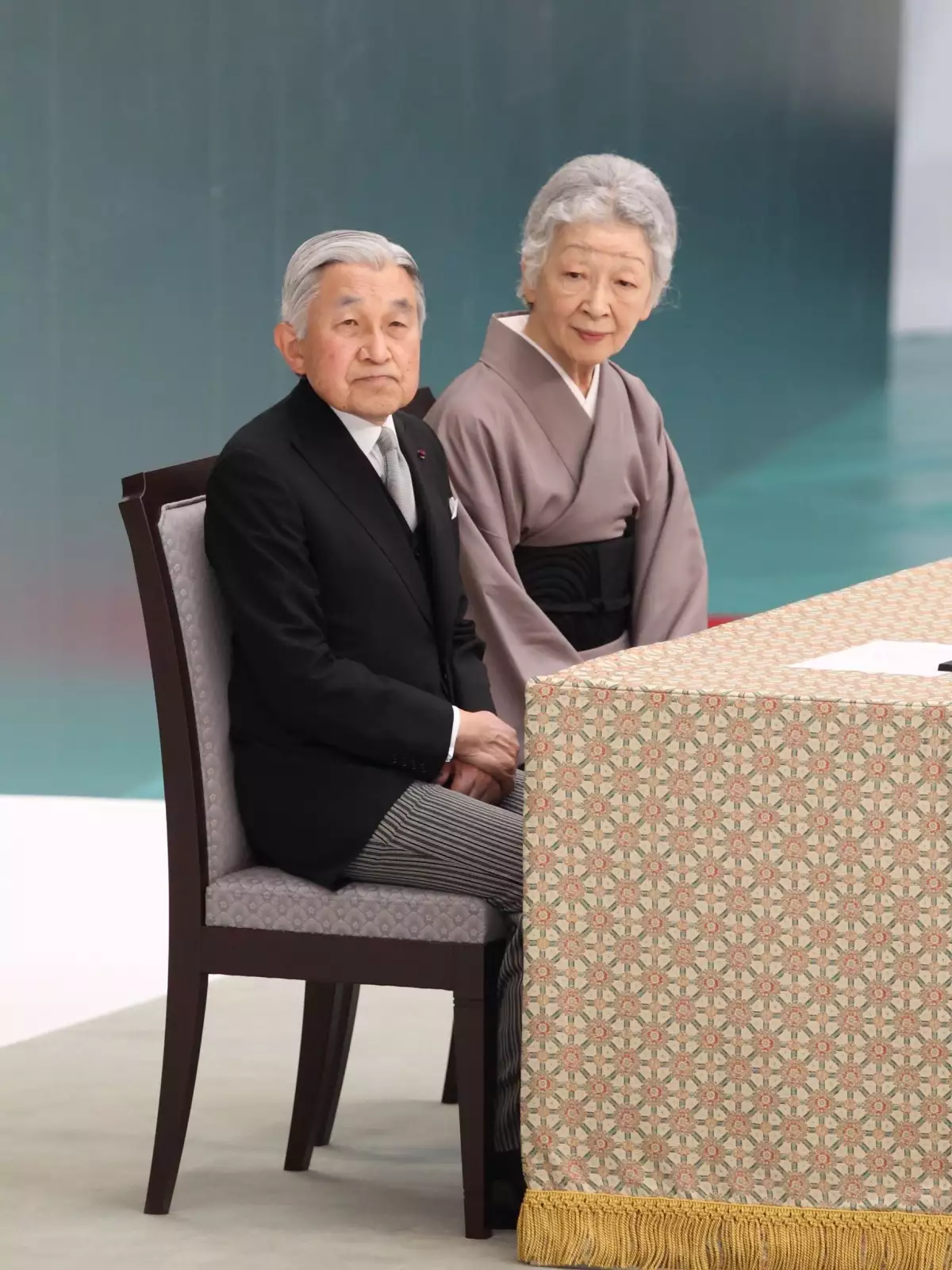 Emperador Akihito y la emperatriz Michiko