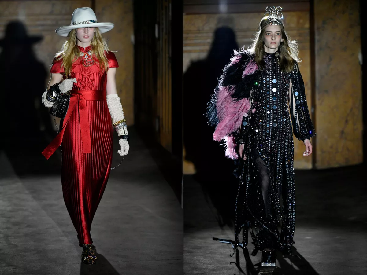 Gucci show, Runway, Spring Summer 2019, Paris Fashion Week, France - 24 Sep 2018