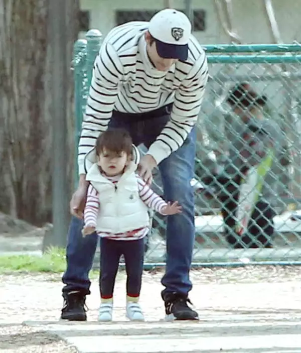 Wyatt en definitiva es la hija de papá a tal grado, que incluso combinan outfits.