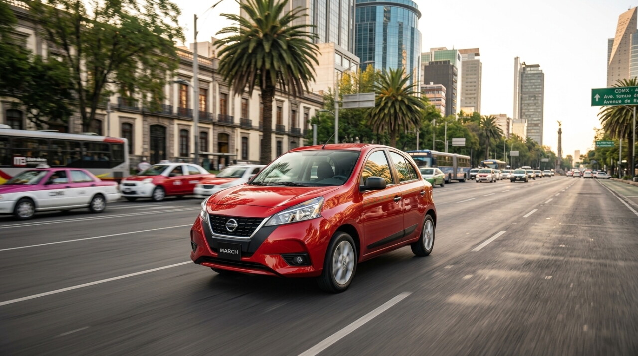 ¿Qué ganas por 28,000 pesos más? Comparamos el Nissan March más barato contra el más caro