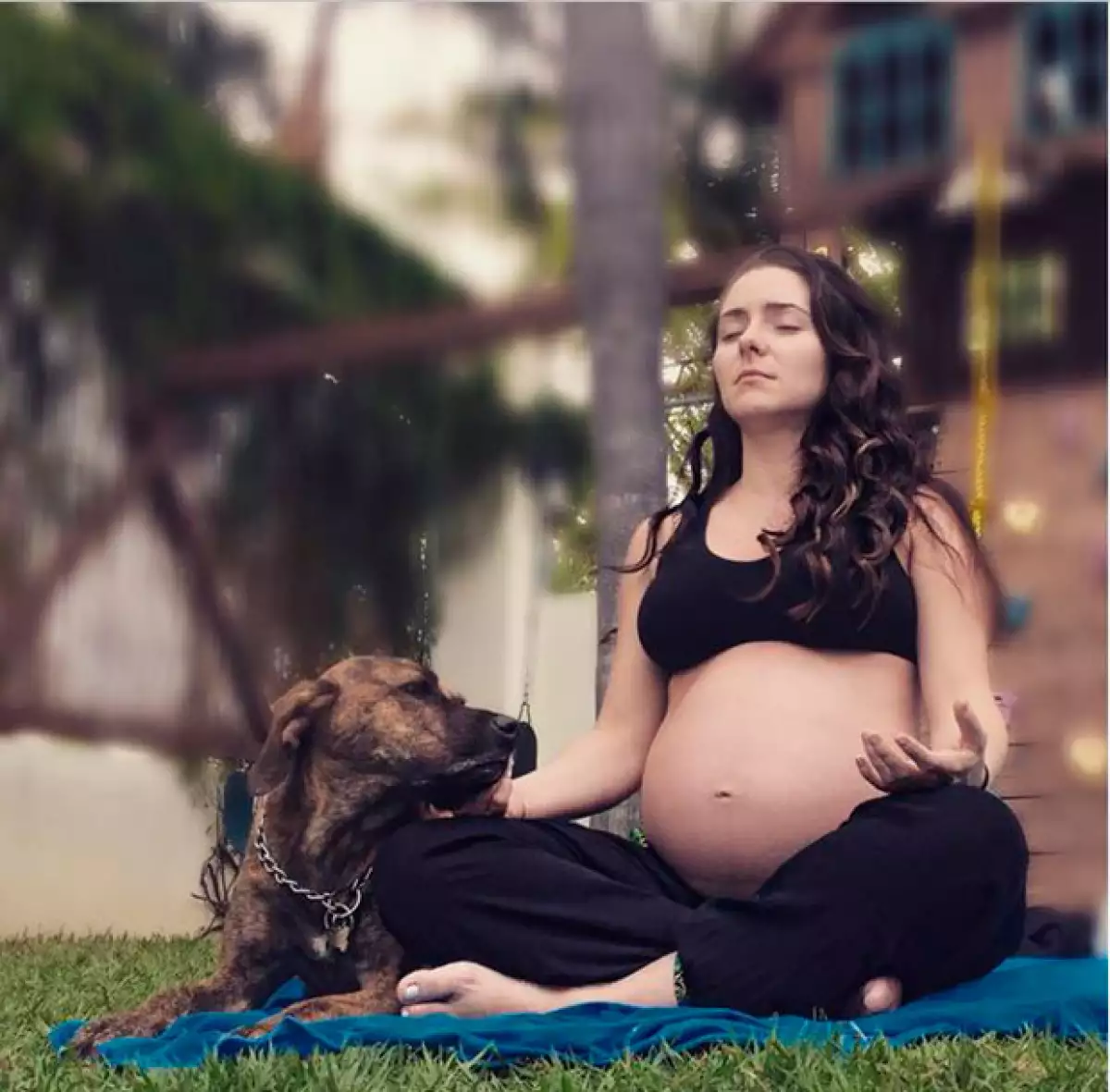 Ariadne Díaz en la espera de su primer bebé.