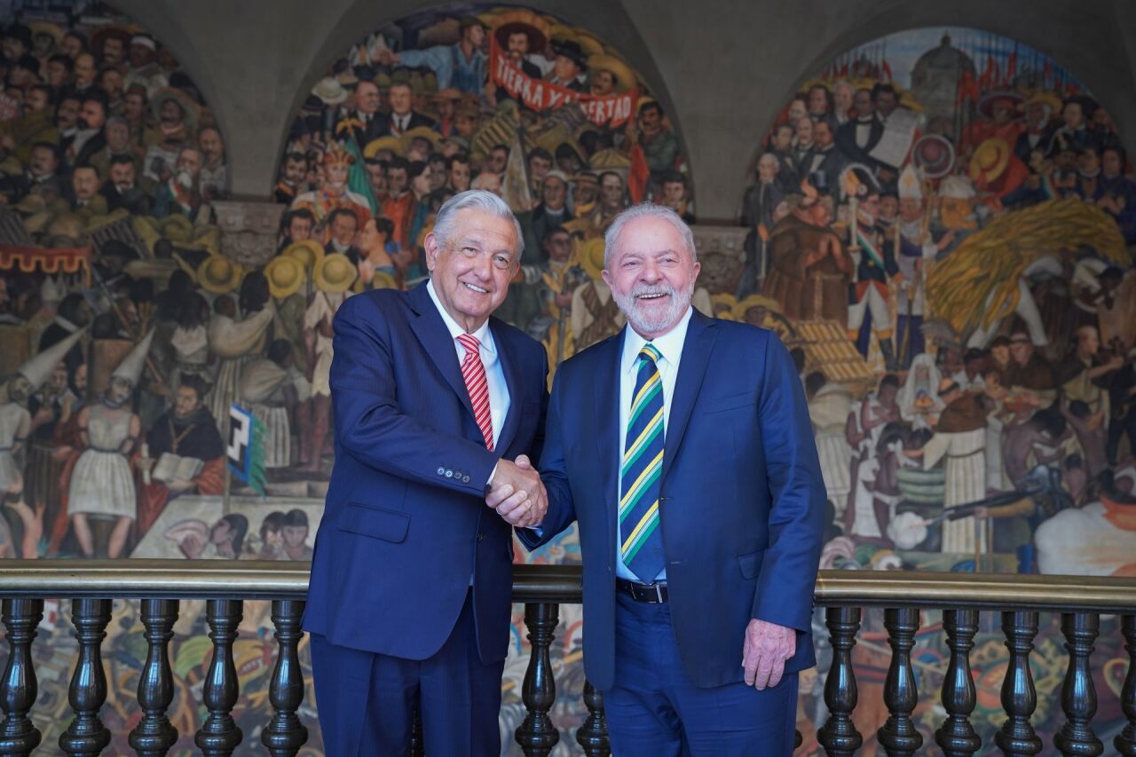 The Government of Mexico celebrates the arrival of Lula to power in Brazil