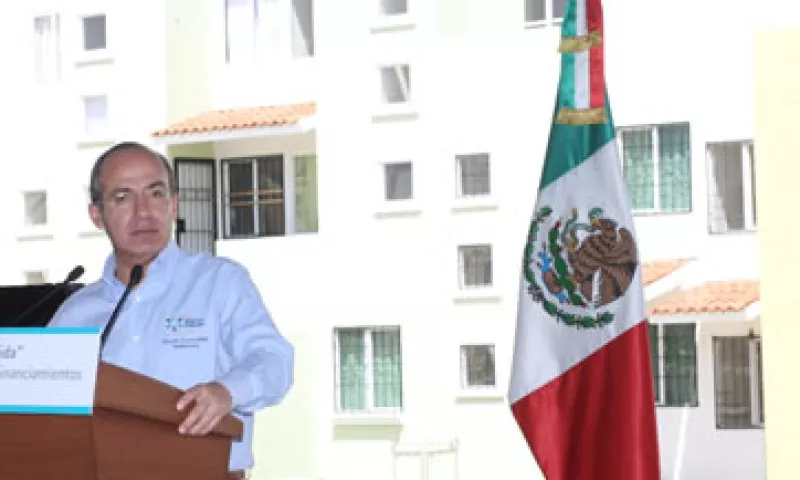 El presidente Felipe Calderón destacó que en este sexenio uno de cada cuatro mexicanos ha recibido beneficios para su vivienda. (Foto: Notimex)