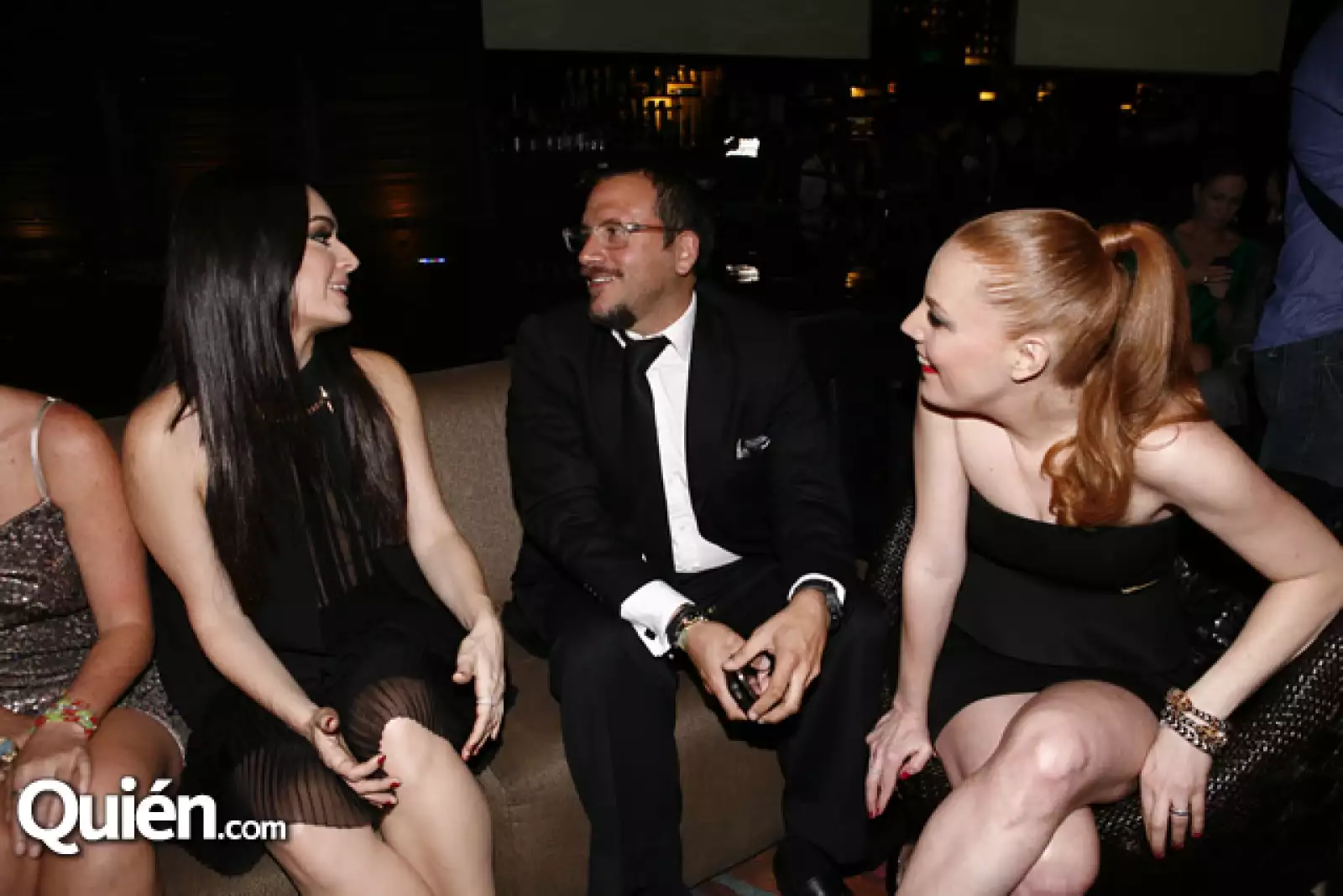 Ana de la Reguera, Jack Chernitsky y Daniela Magún