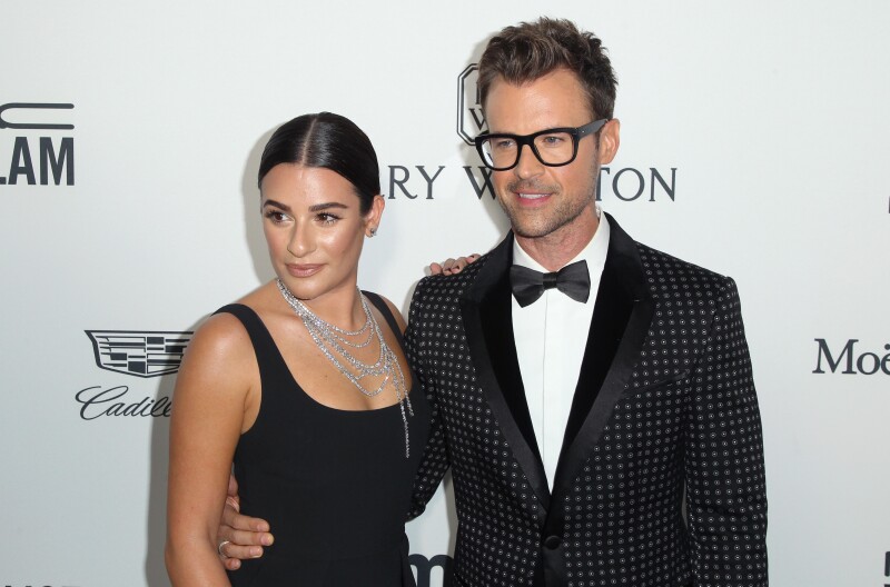 Lea Michele y Brad Goreski